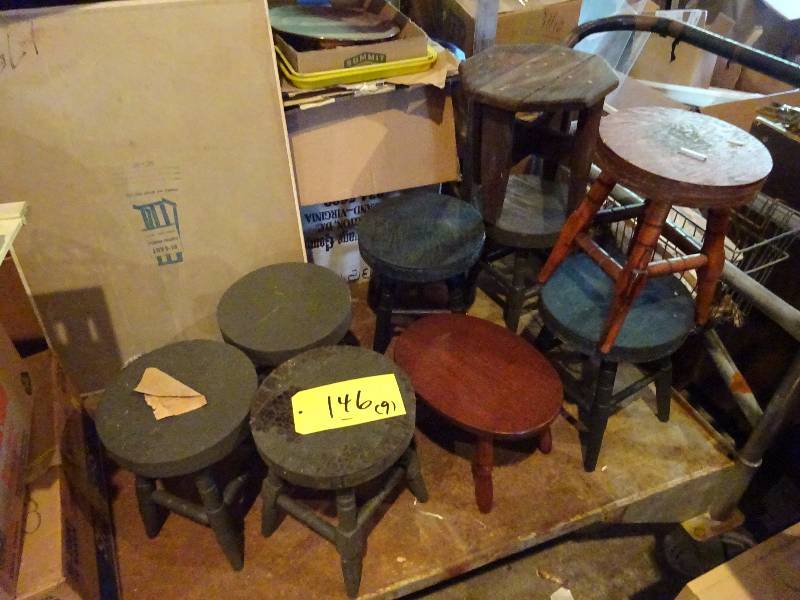 Lot of Small Stools