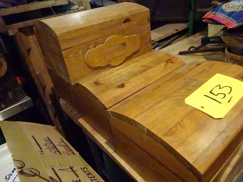 4 Small Wooden Chests