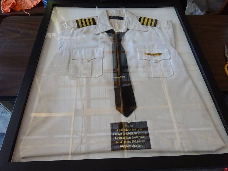 Vintage Pilot Shadow Box