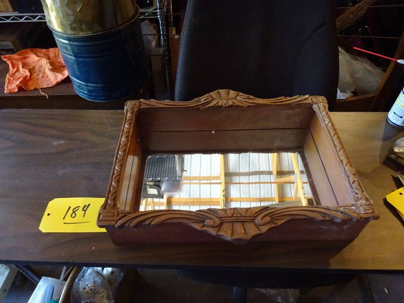 Ornate, Mirrored Shadow Box