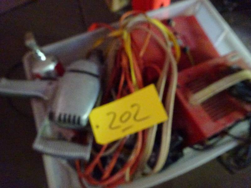 Bucket of Tools,Chargers, Cords