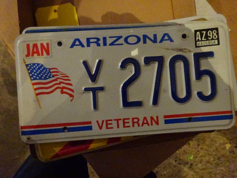 Lot of Old License Plates