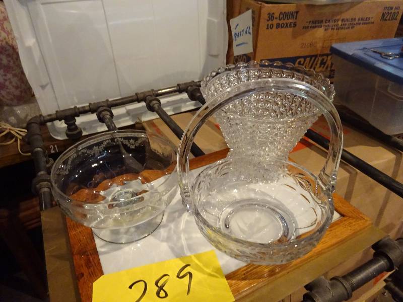 3 Fancy Glass Bowls