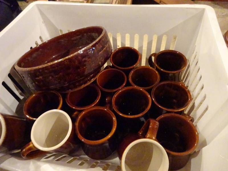 Brownware and wood Things