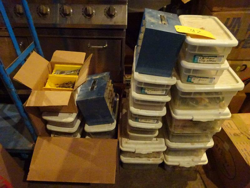 26(approx) Tubs of Hardware