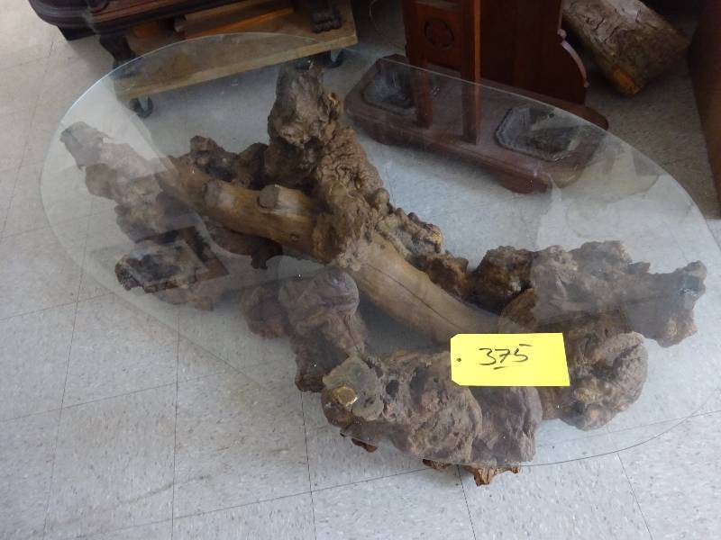 Incredible Burlwood Coffee Table