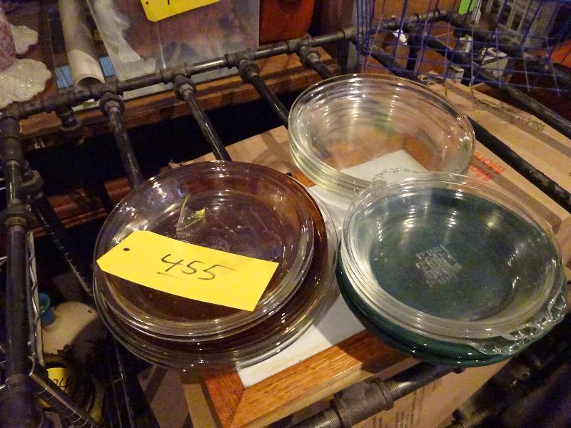 Lot of Glass Pie Pans