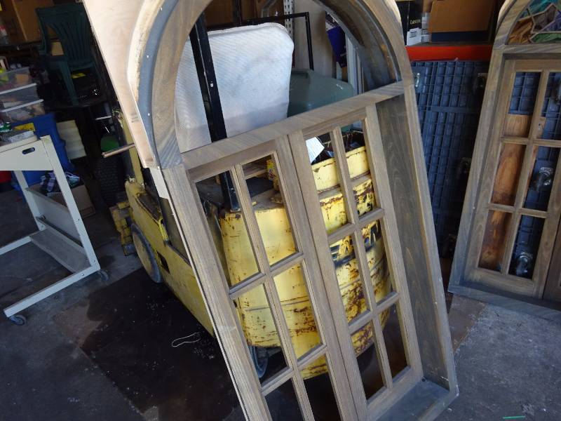 Arch Top Country Store Windows