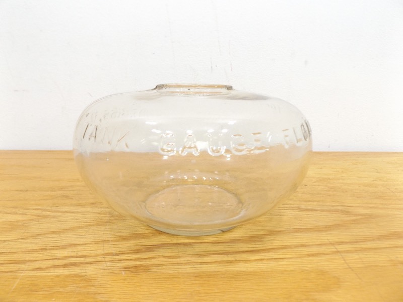 lot 23 image: Antique Glass Tokheim Co. Tank Gauge Float