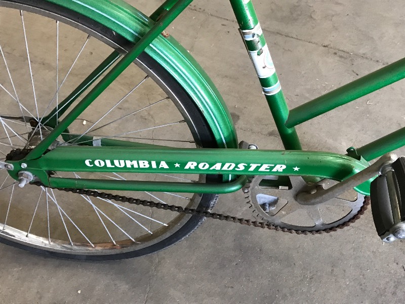 Vintage Columbia Roadster Bicycle Loretto Equipment 342 K BID