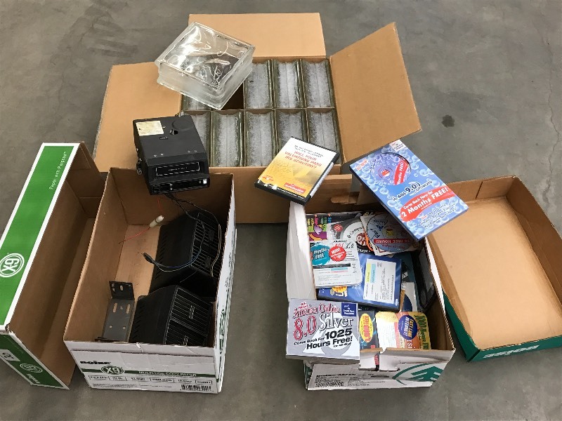 lot 30 image: Lot Of Case Of (10) Glass Blocks, ...