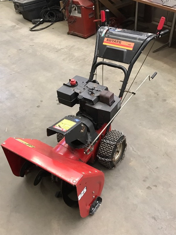lot 40 image: Estate Two-Stage Snowblower, 8HP Te...