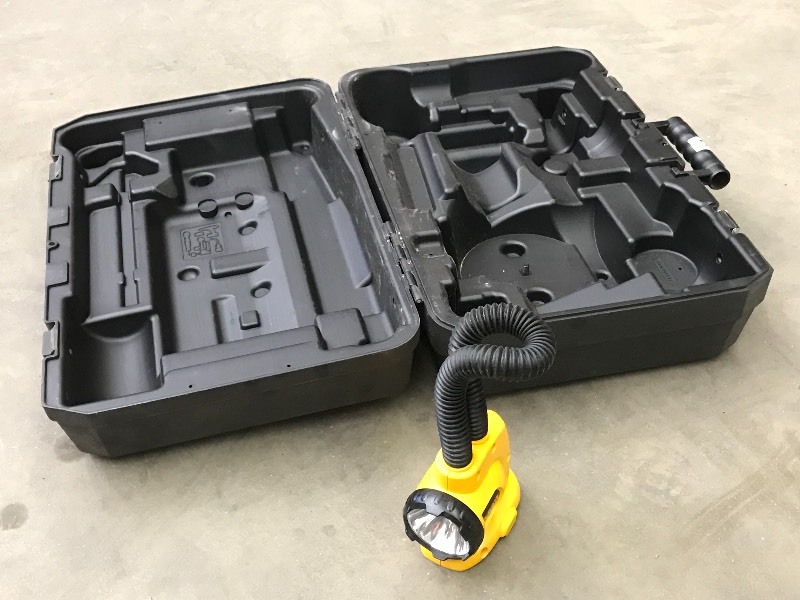 lot 58 image: DeWalt Tool Case With 18Volt Light ...