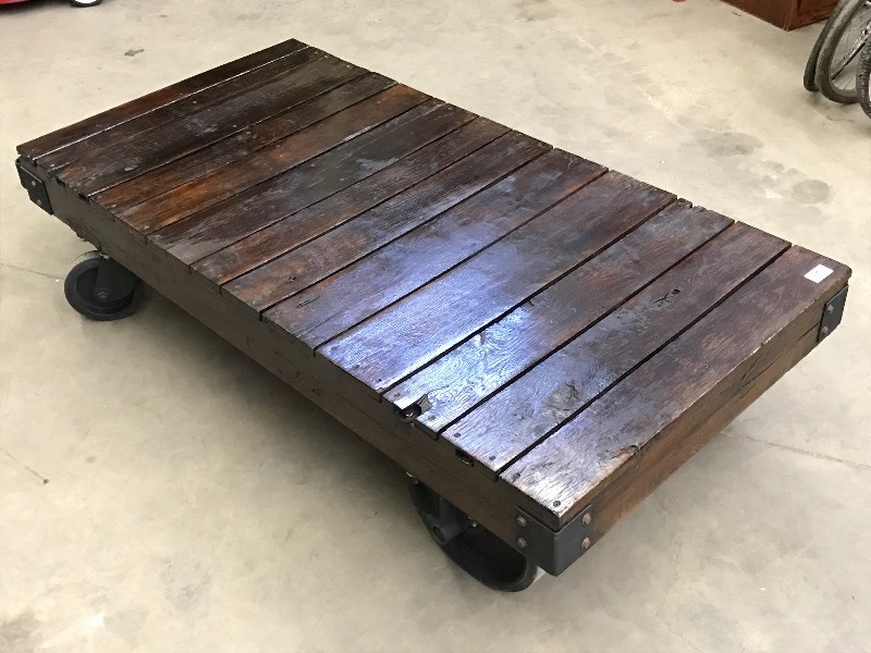 lot 65 image: Antique 3x6 Railroad Cart Custom ...