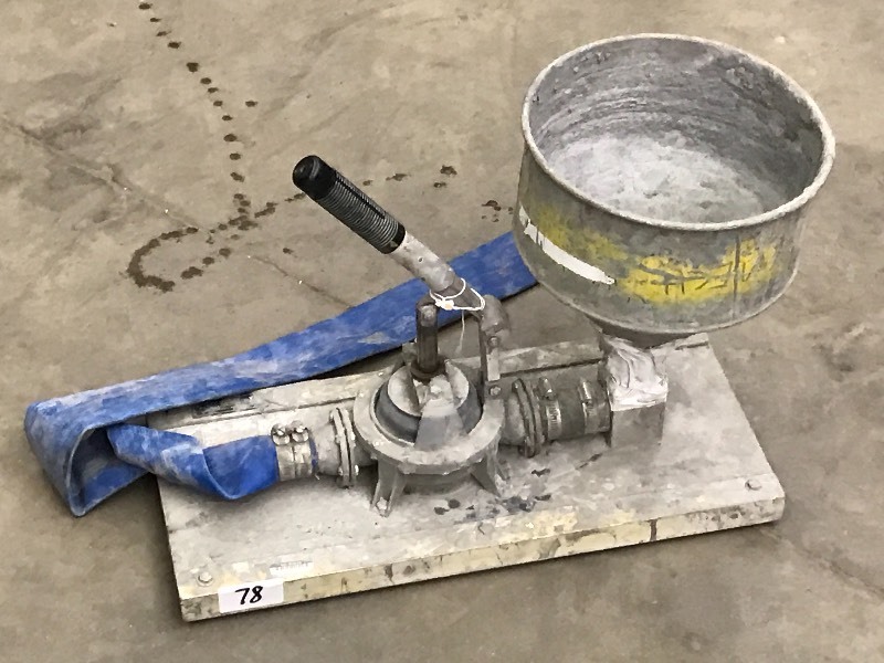 lot 78 image: Commercial Mortar Pump system ...