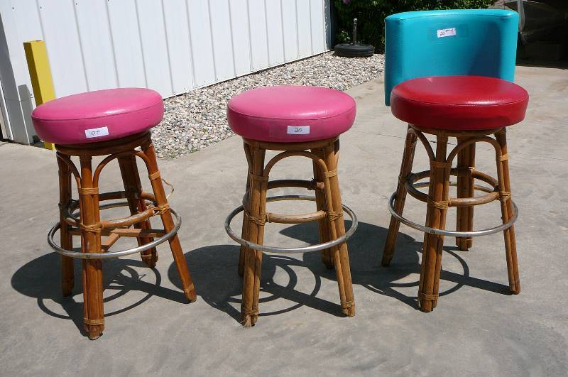 Lot of Swivel Bar Stools