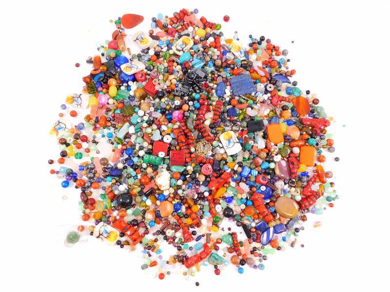 Large Lot Of Beads