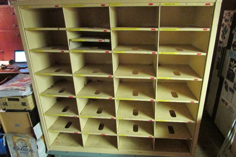 lot 52 image: Metal Sorting Cabinet