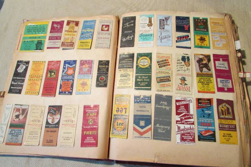 lot 3 image: Vintage Matchbook Cover Collection