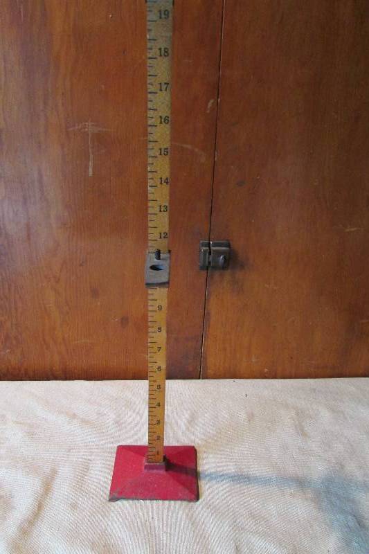 lot 100 image: Vintage Hem Height Measurement Tool