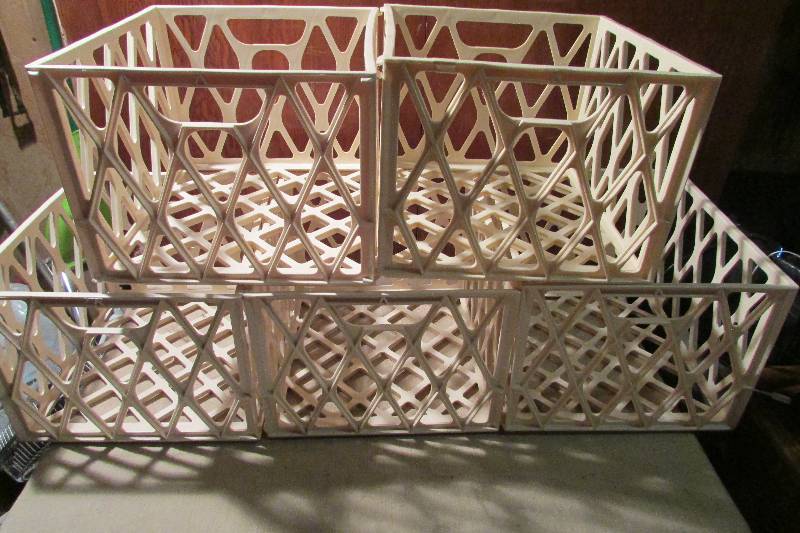 lot 112 image: Stackable Storage Crates