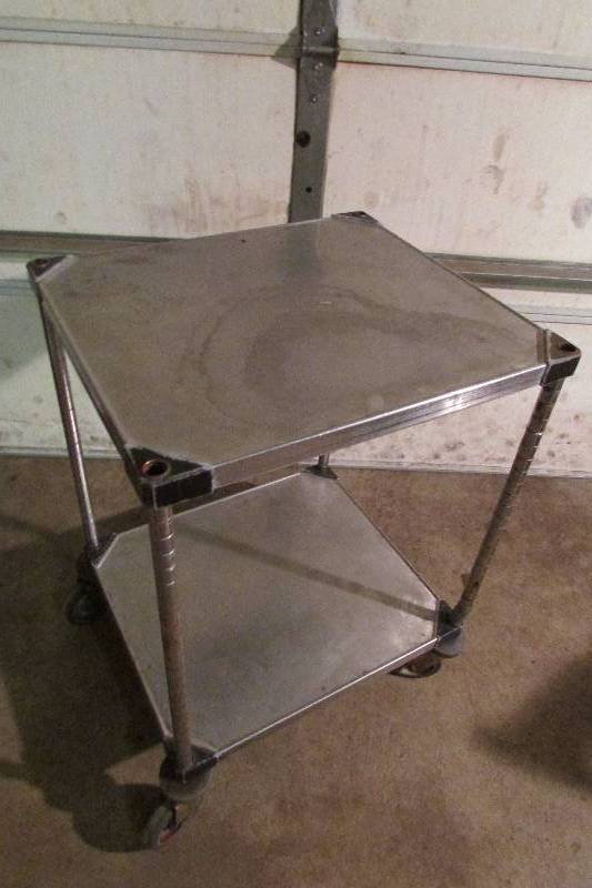 lot 119 image: Stainless Cart