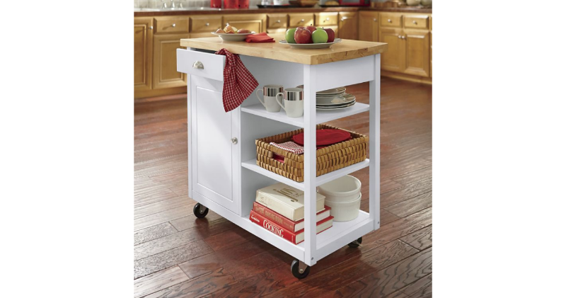 Kitchen Cart open box, top board cr...
