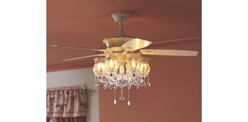 Romantic Ceiling Fan open box, unte...
