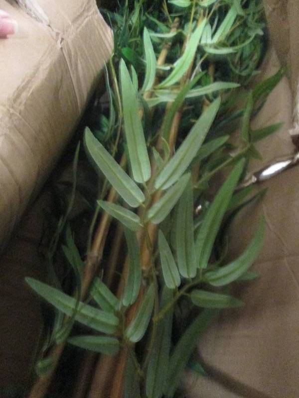 54 Inch Bamboo Tree in Metal Plante...