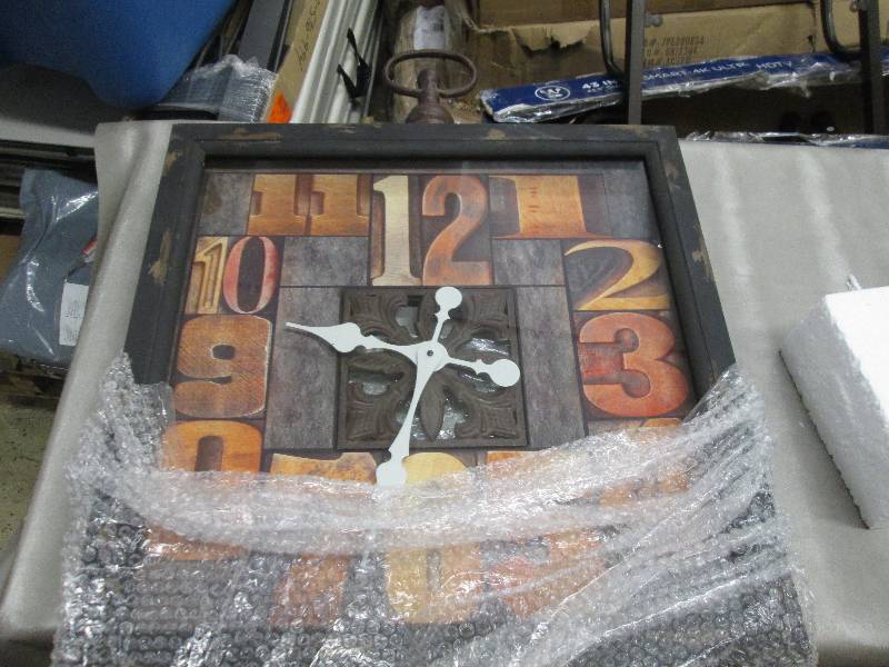 Color by Number Wall Clock open box...