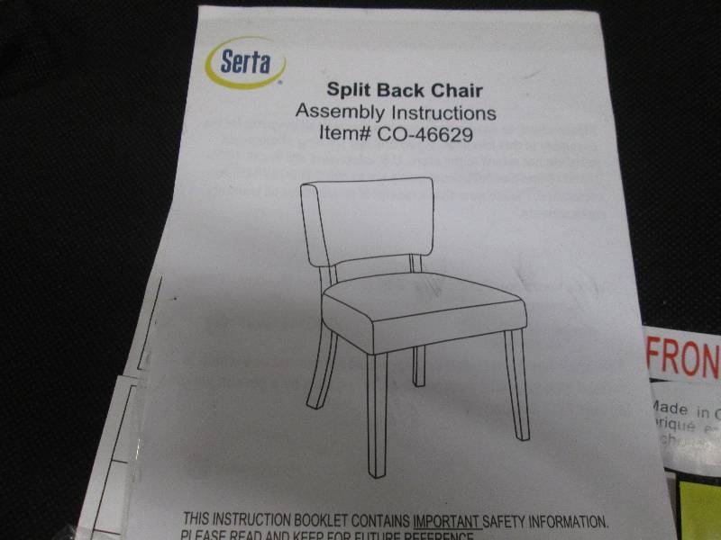 Serta Split Back Upholstered Chair ...