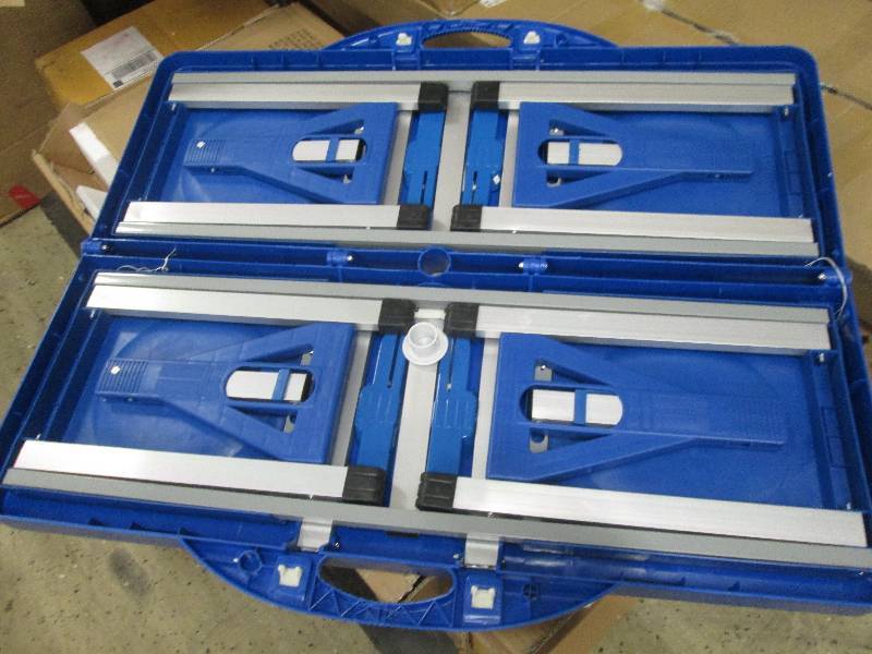 Carry-Along Picnic Table Set open b...
