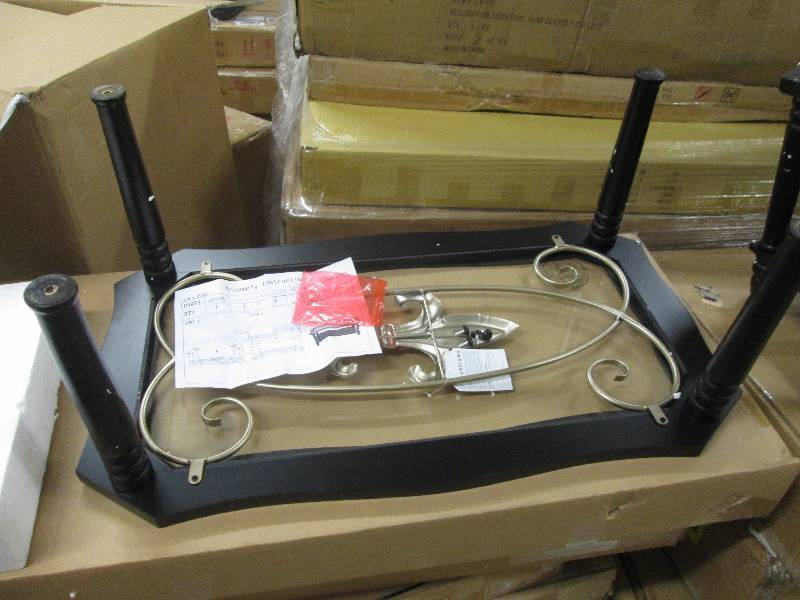 Fleur-De-Lis Coffee Table open box,...