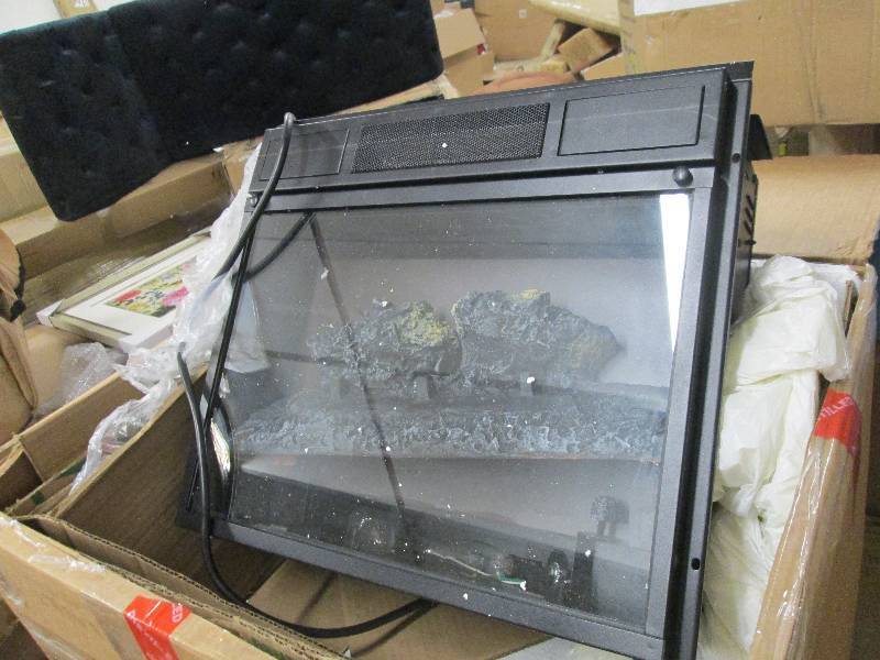 Electric Fireplace insert open box,...