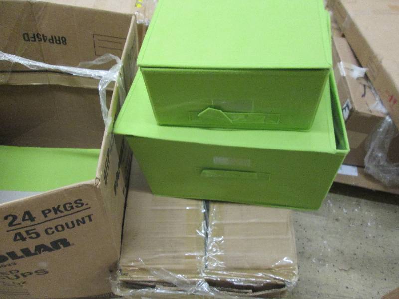 Assorted Green Bin Drawers...