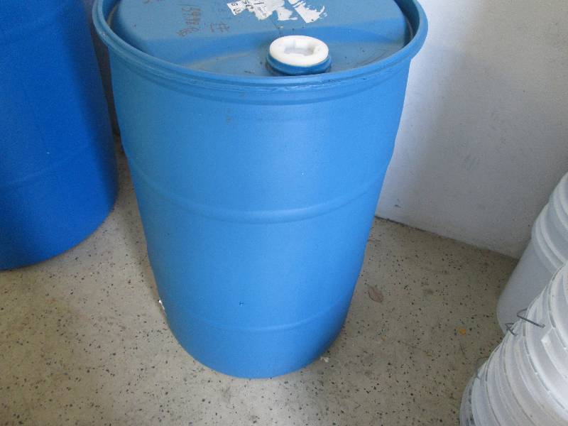 30 inch H x 19 D inch Blue Plastic ...