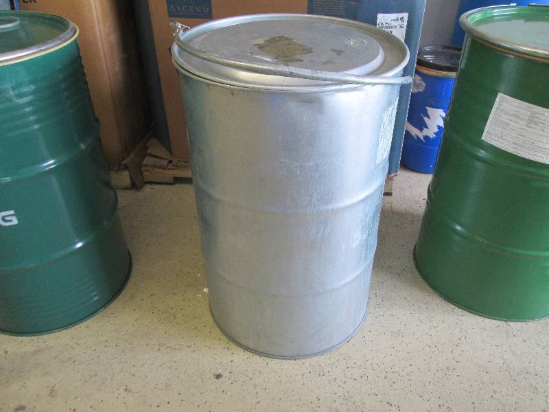 55 Gallon Metal Barrel Drum...