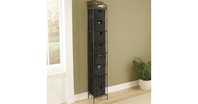 8-Drawer Organizer Storage Tower in...