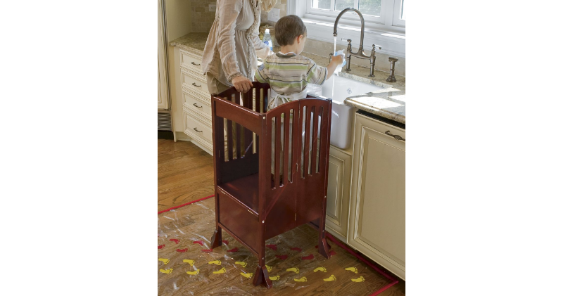 Kids Kitchen Helper Safety Tower St...