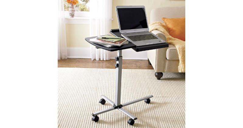 Adjustable Rolling Laptop Table ope...