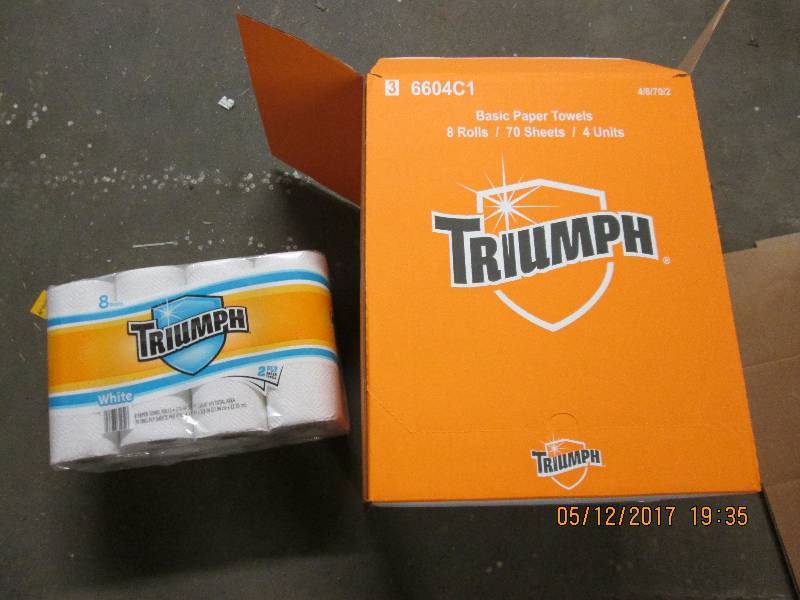 32 Roll case of Triumph paper towel...