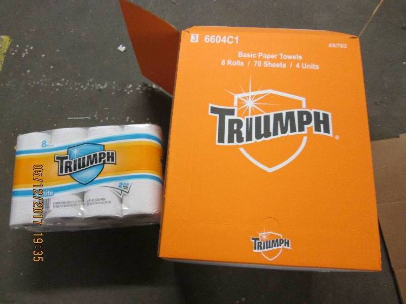 32 Roll case of Triumph paper towel...