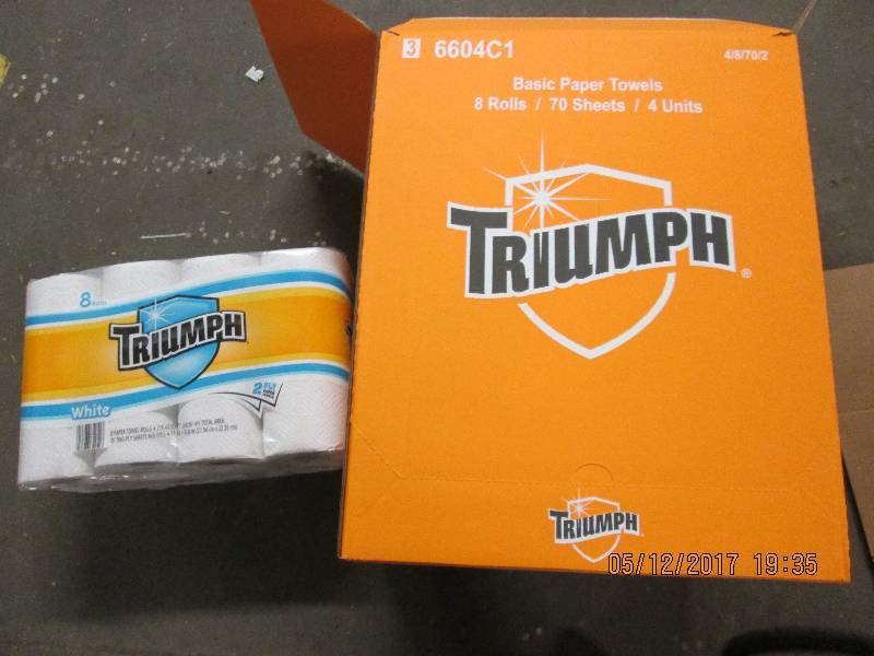 32 Roll case of Triumph paper towel...