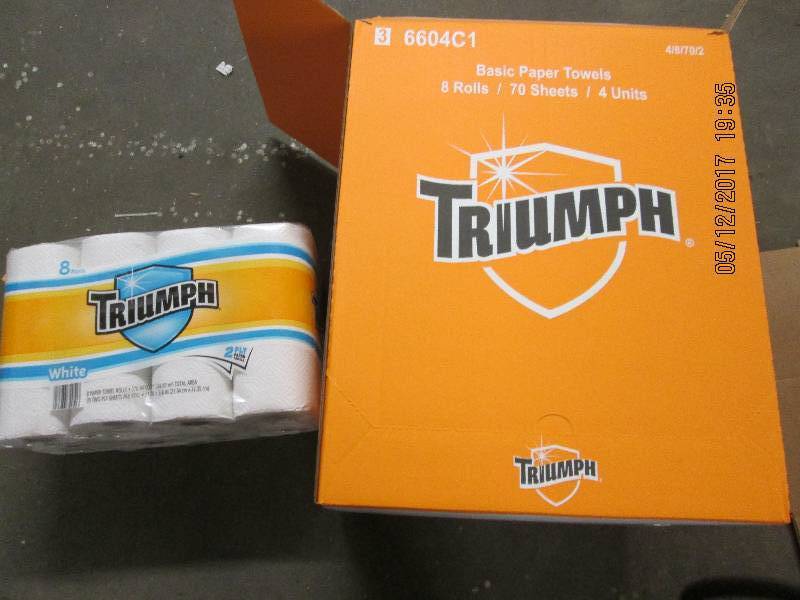 32 Roll case of Triumph paper towel...