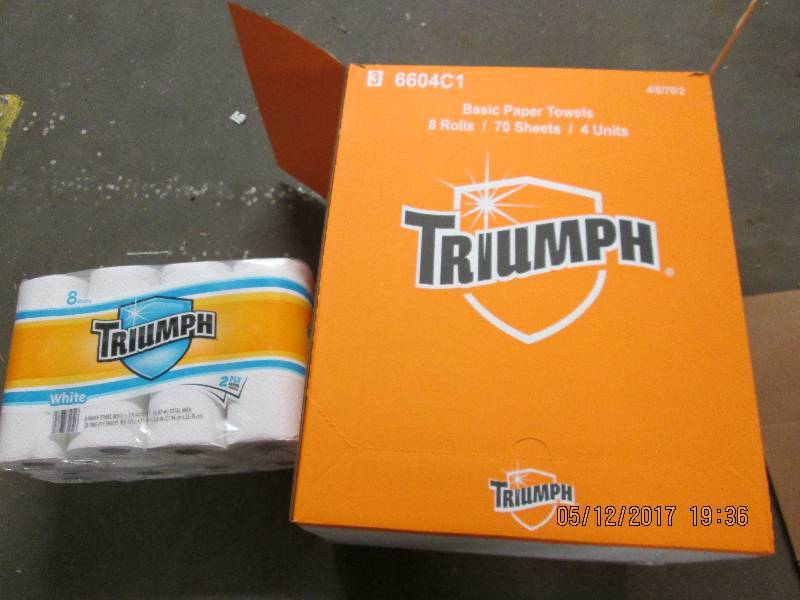 32 Roll case of Triumph paper towel...