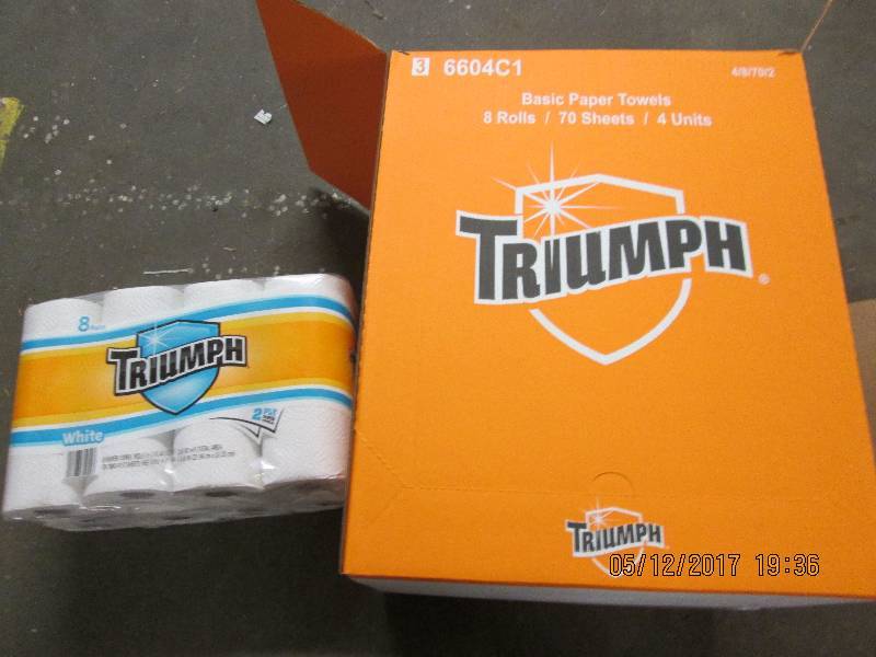 32 Roll case of Triumph paper towel...
