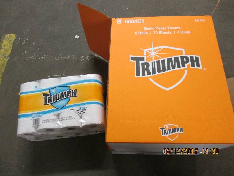 32 Roll case of Triumph paper towel...