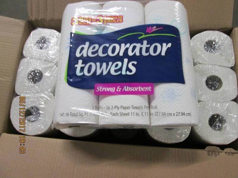 30 Rolls of Decorator roll towels...