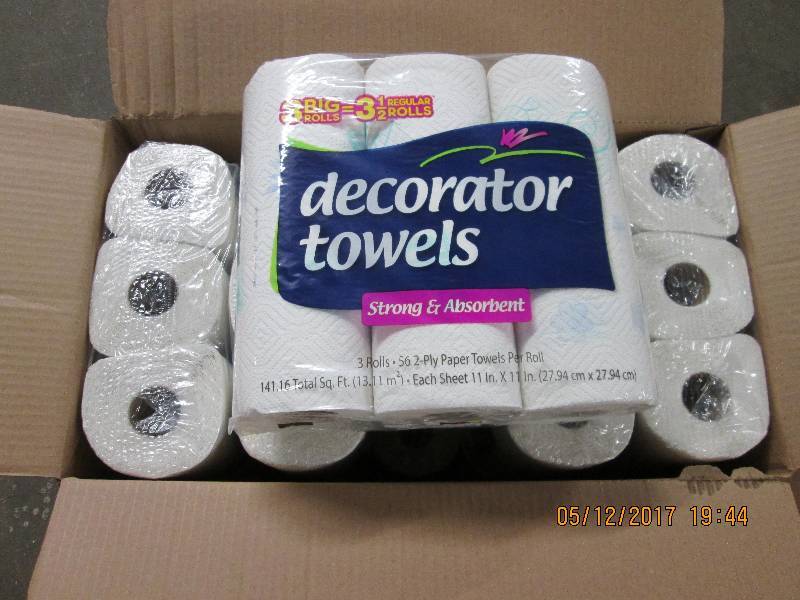 30 Rolls of Decorator roll towels...