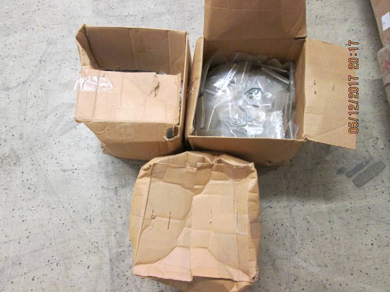 3 boxes of claps, washers and bolts...